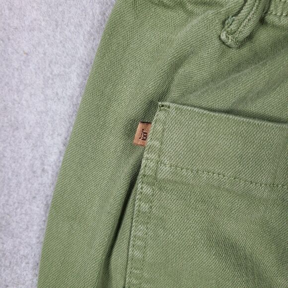Judy Blue Pants Women 11/30 Green Garment Dyed Pockets Drawstring - Picture 9 of 15